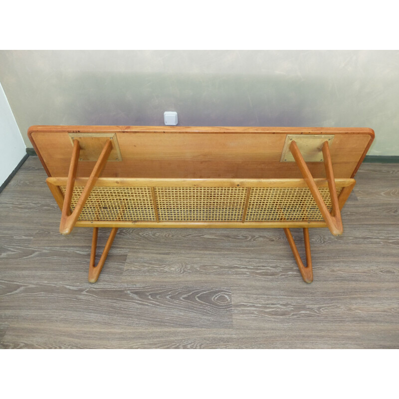 Vintage Coffe table Oak in olm by Kurt Ostervig - 1950s