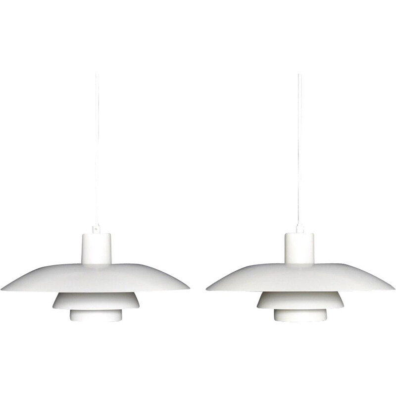 Pair of "PH43" pendant lamps by Poul Henningsen for Louis Poulsen - 1950s