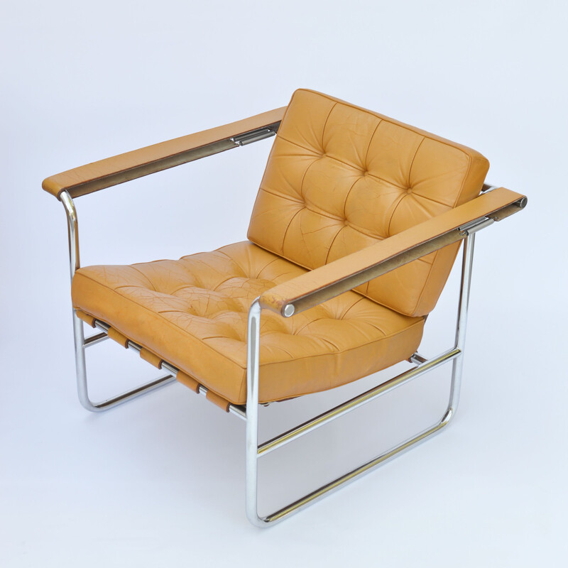 Vintage amrchairs HE-113 by Hans Eichenberger for De Sede - 1960s