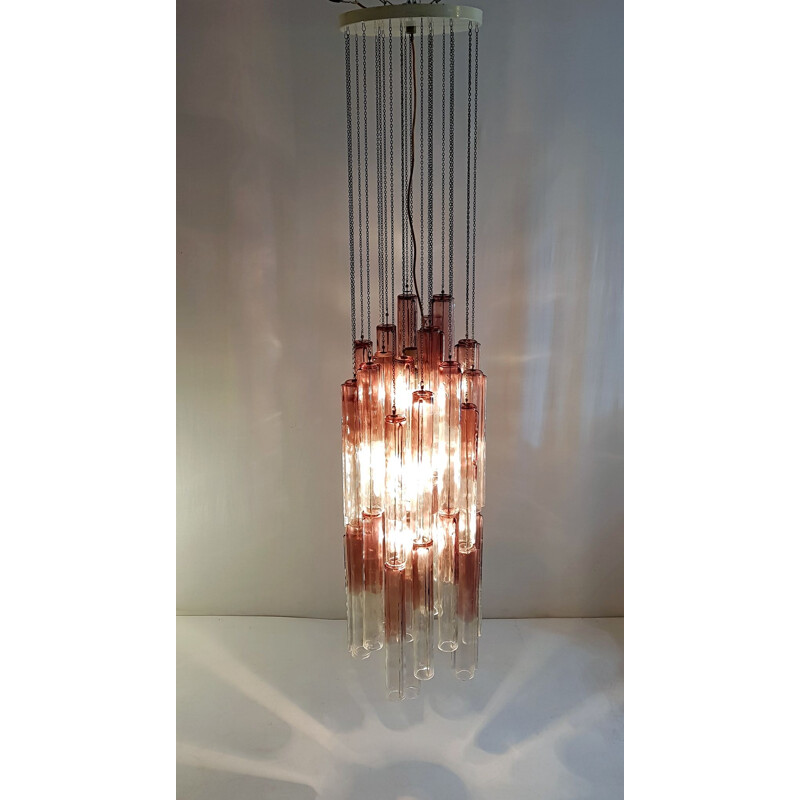 Vintage Chandelier "953 modèle" by Venini - 1970s