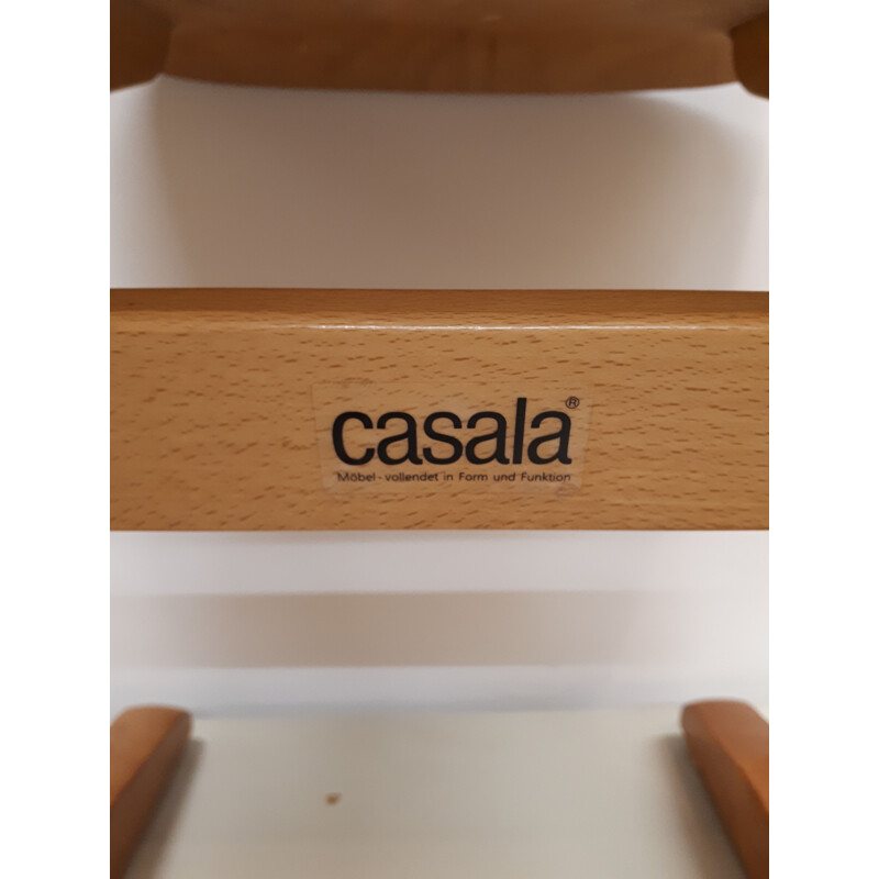 Vintage school chairs in beech for Casala 1950s