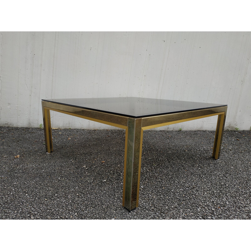 Vintage coffee table by Renato Zevi for Romeo Rega - 1970s