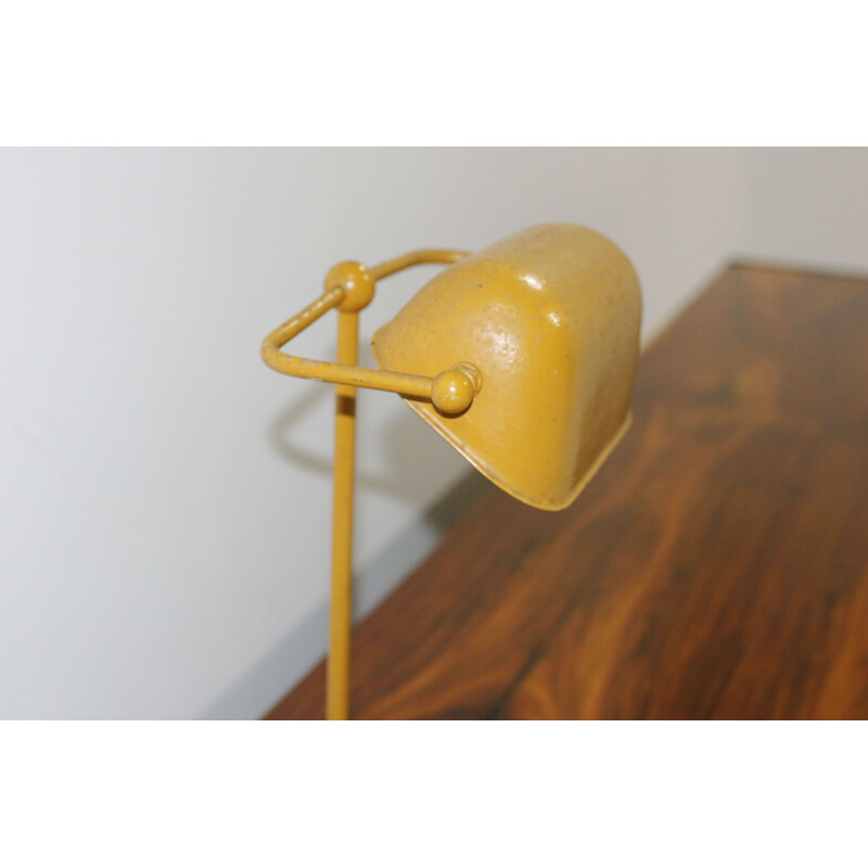 Lampe de table vintage danoise couleur jaune - 1960