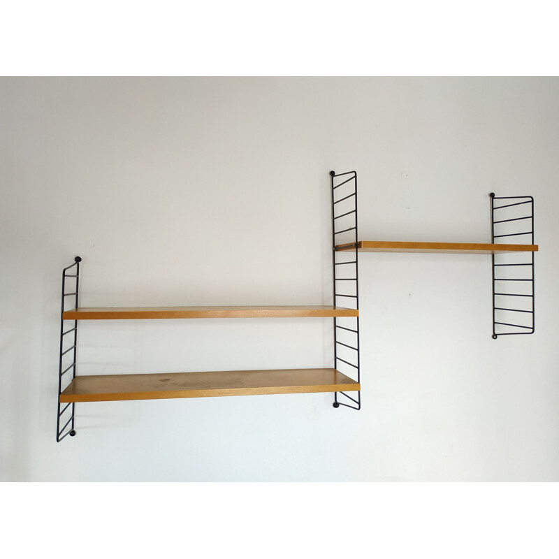 Vintage Scandinavian shelves "string" by Nils Strinning - 1960s