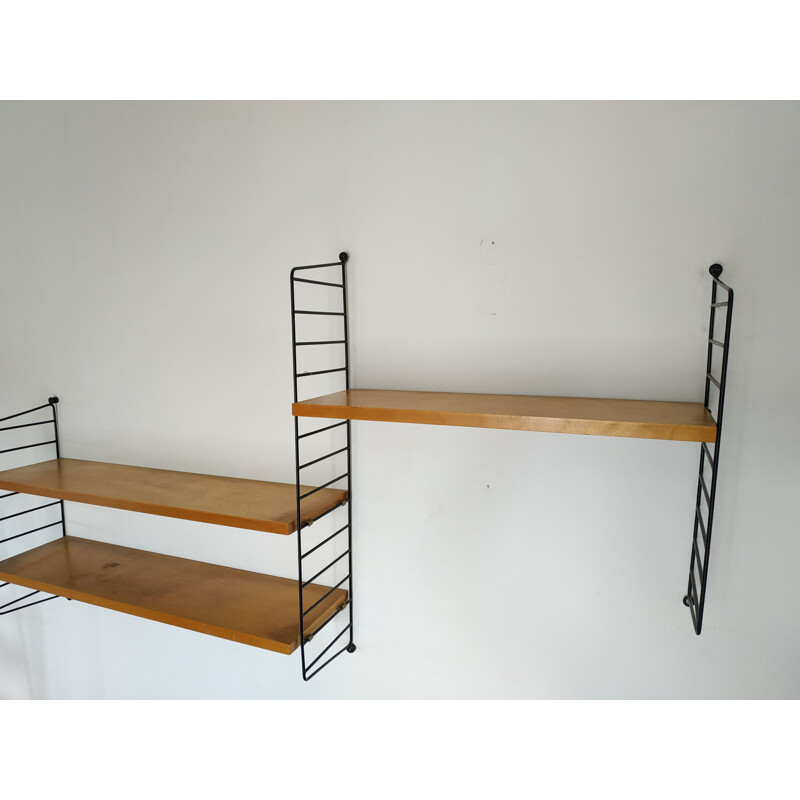 Vintage Scandinavian shelves "string" by Nils Strinning - 1960s