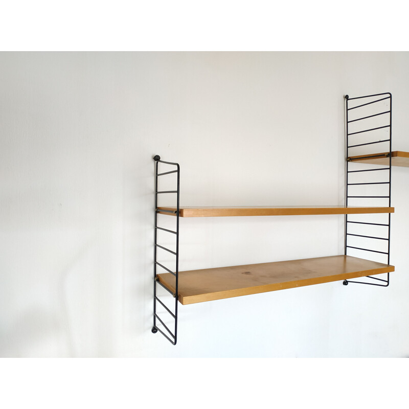 Vintage Scandinavian shelves "string" by Nils Strinning - 1960s