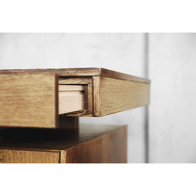 Vintage German writing desk in wood - 1960s