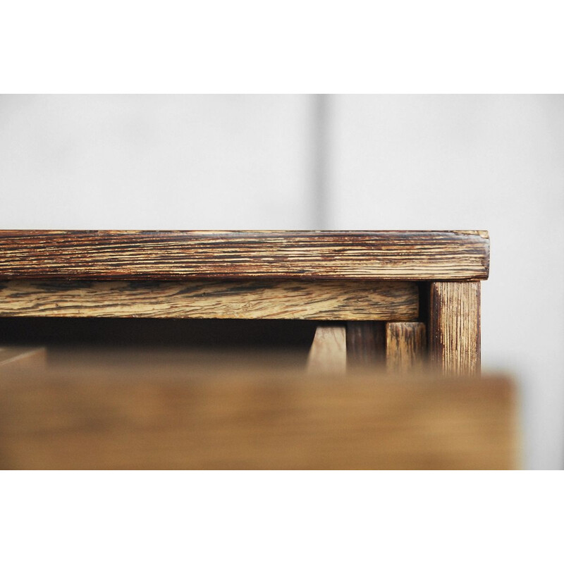 Vintage German writing desk in wood - 1960s