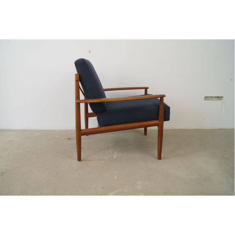 Fauteuil vintage danois en teck par Grete Jalk pour France et Søn - 1960