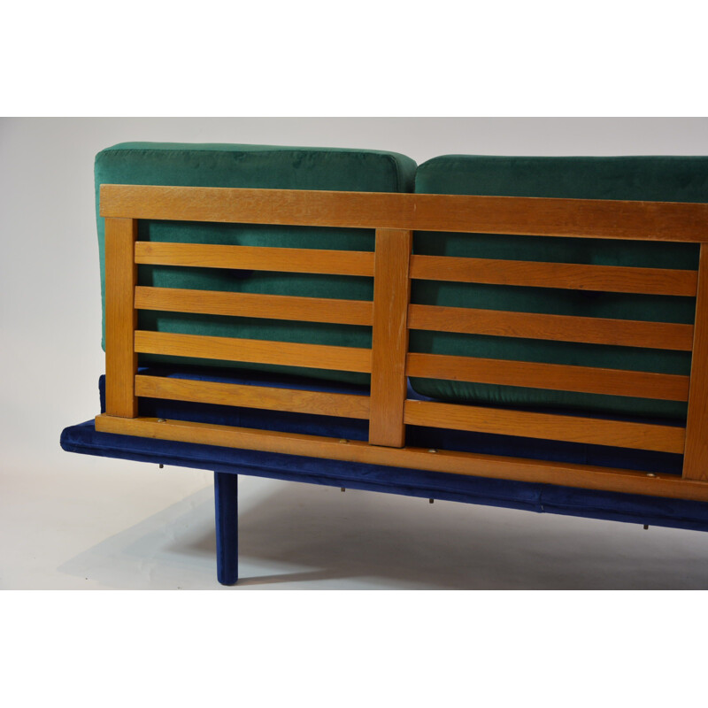 Vintage "POP" blue-green sofa - 1970s