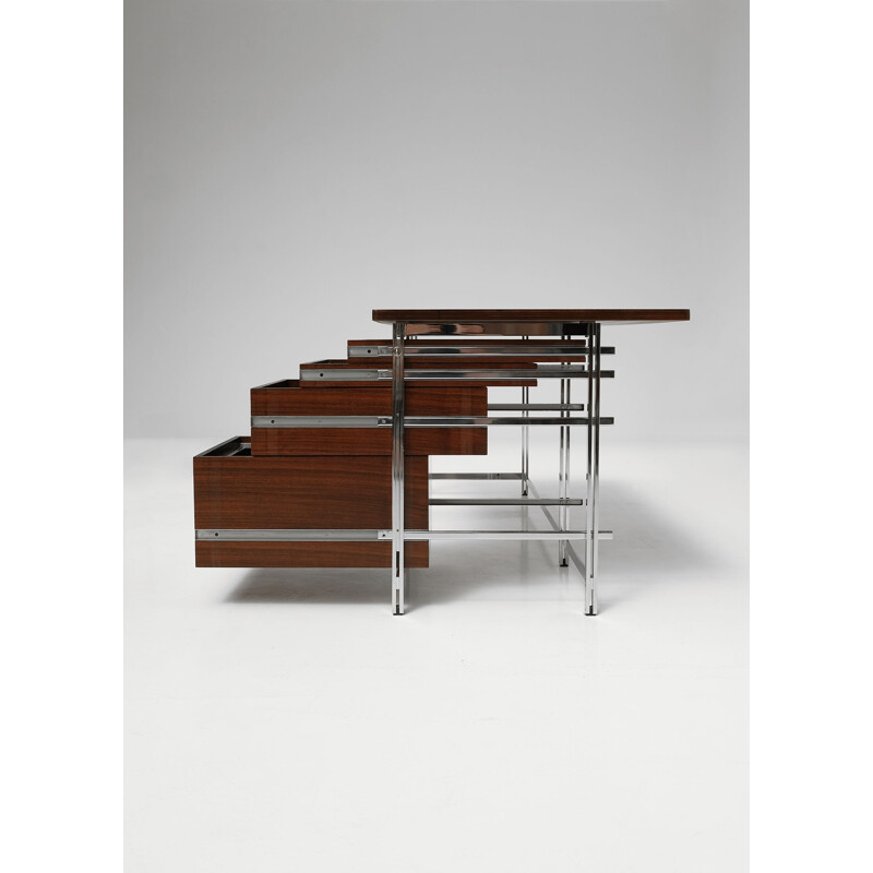 Bureau vintage d'angle par Jules Wabbes - 1960