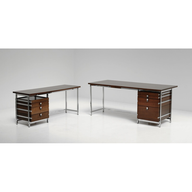 Bureau vintage d'angle par Jules Wabbes - 1960