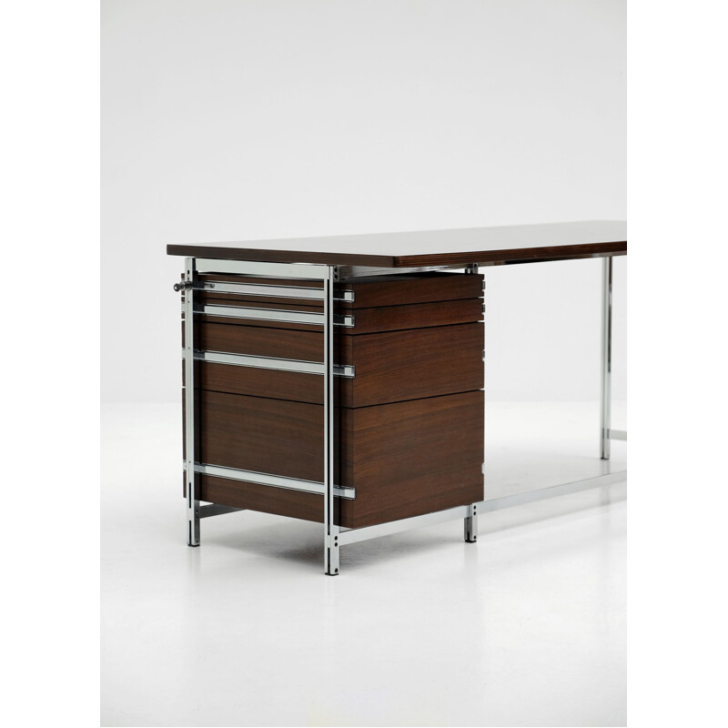 Vintage corner desk by Jules Wabbes - 1960s