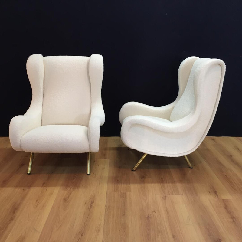 Suite de 2 fauteuils vintage "SENIOR" par Marco Zanuso pour ARFLEX - 1950