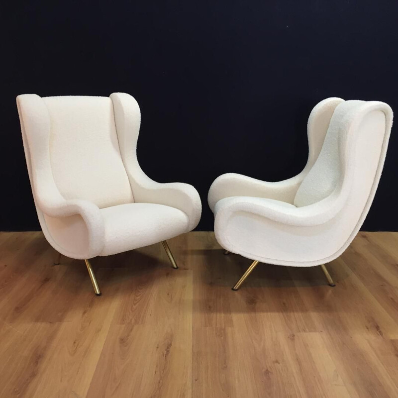 Suite de 2 fauteuils vintage "SENIOR" par Marco Zanuso pour ARFLEX - 1950