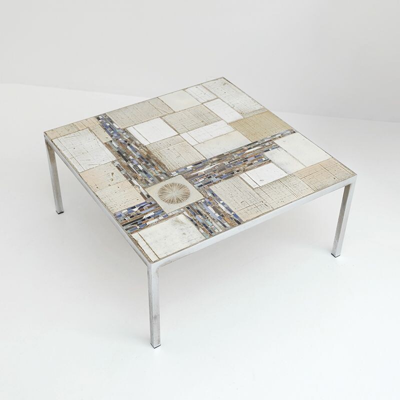 Vintage coffee table by Pia Manu - 1960s
