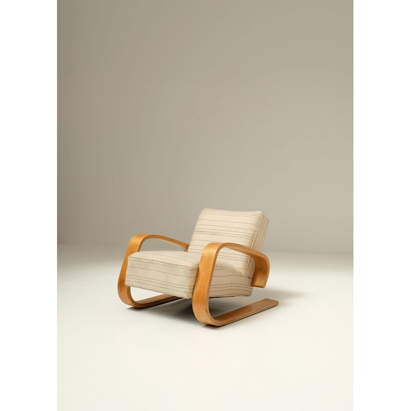 Vintage "Tank" armchair by Alvar Aalto for Artek - 1940s