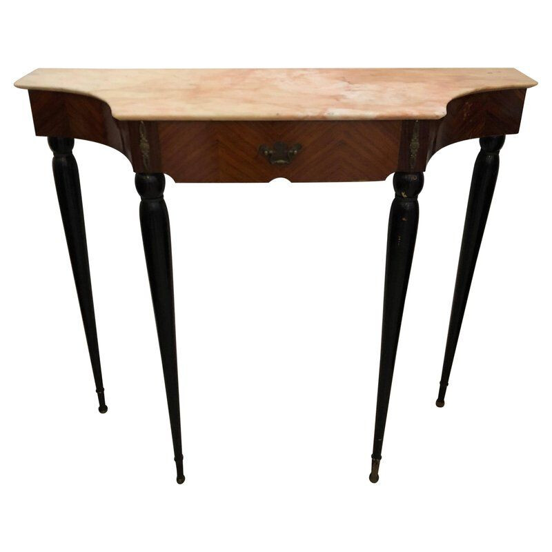 Vintage rosewood italian console - 1950s