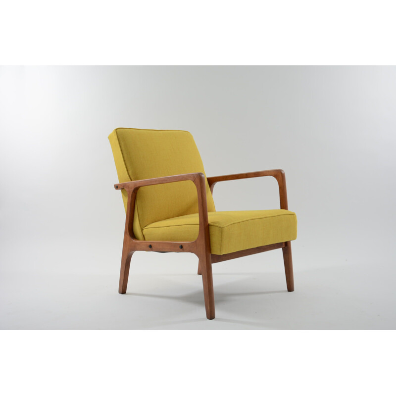 Vintage yellow armchair "KADR" - 1960
