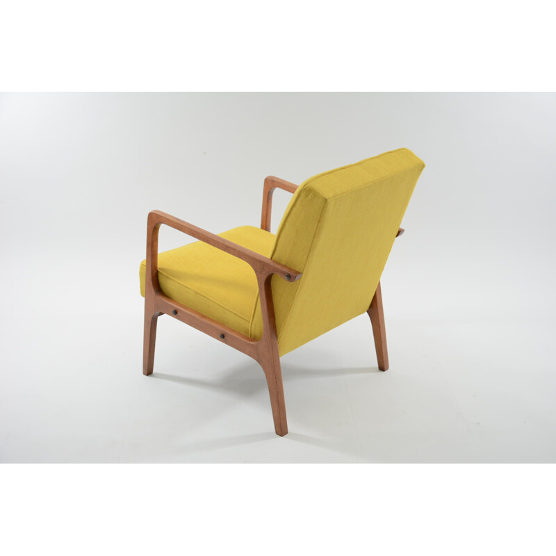 Vintage yellow armchair "KADR" - 1960