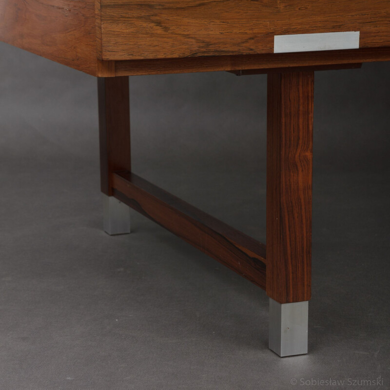 Vintage desk in rosewood by Kai Kristiansen - 1960s