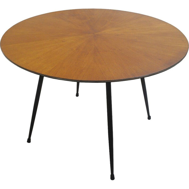 Italian Vintage wooden Round Table by Vittorio Nobili - 1950s