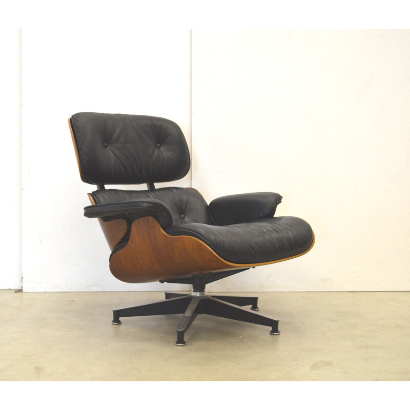 Fauteuil lounge vintage par Charles Eames - 1960