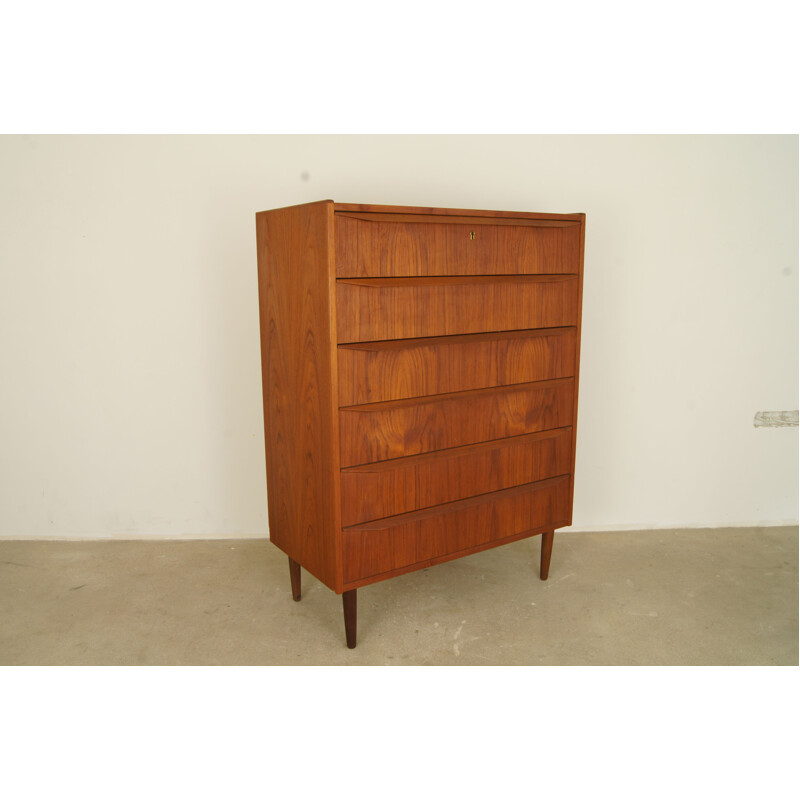 Commode vintage danoise en teck - 1960