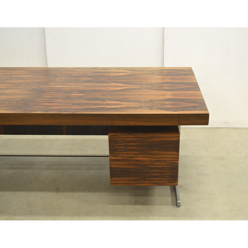 Vintage Scandinavian writing desk in rosewood - 1960s