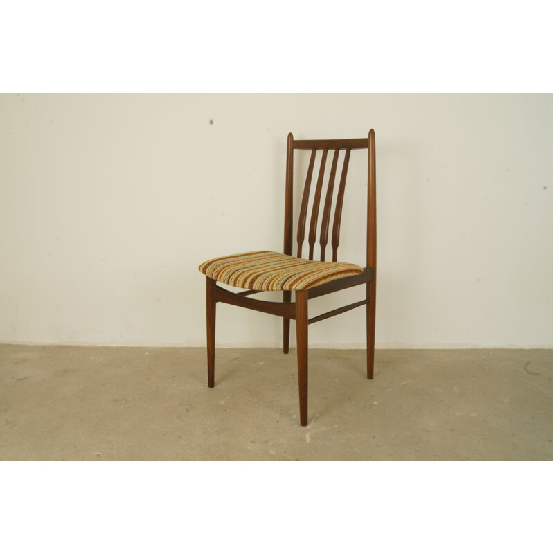 Set of 6 vintage Danish chairs in teak - 1960s