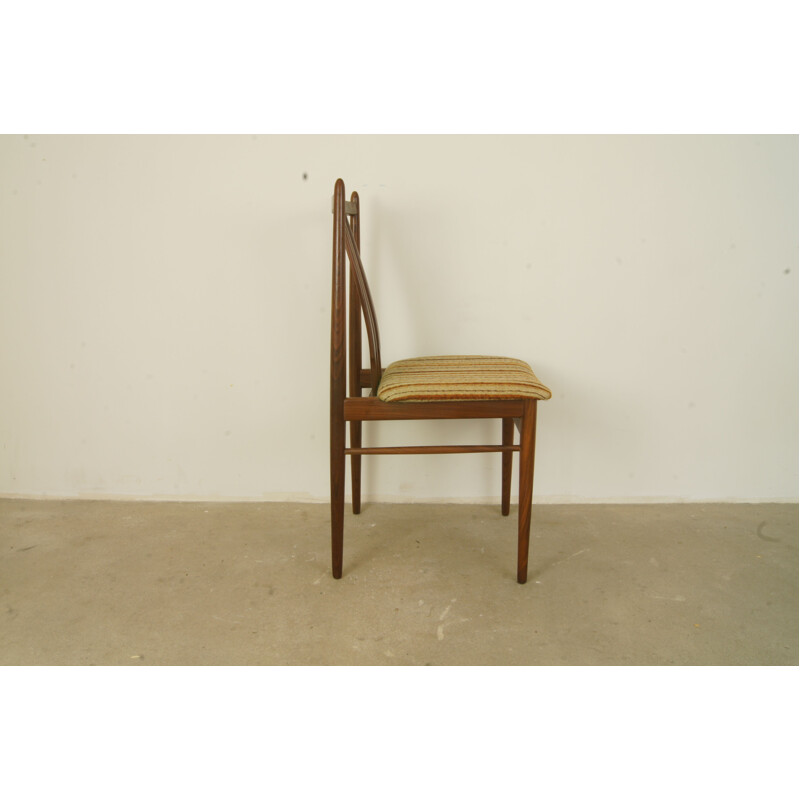 Set of 6 vintage Danish chairs in teak - 1960s