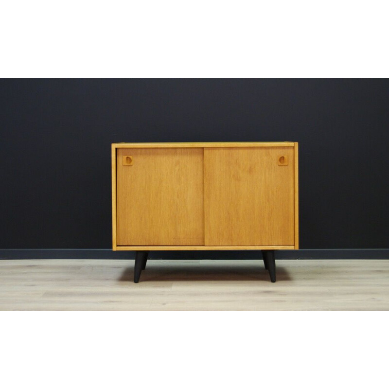 Vintage scandinavian cabinet in ash - 1960s