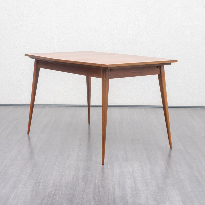 Vintage dining table in walnut - 1950s