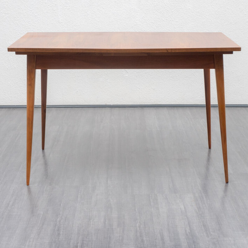 Vintage dining table in walnut - 1950s