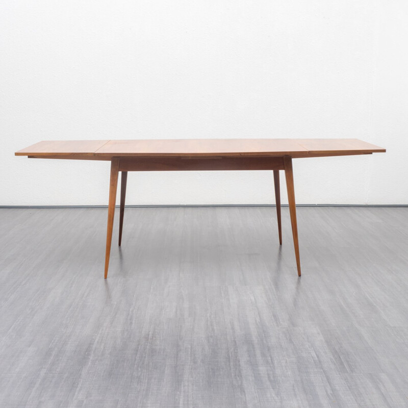 Vintage dining table in walnut - 1950s