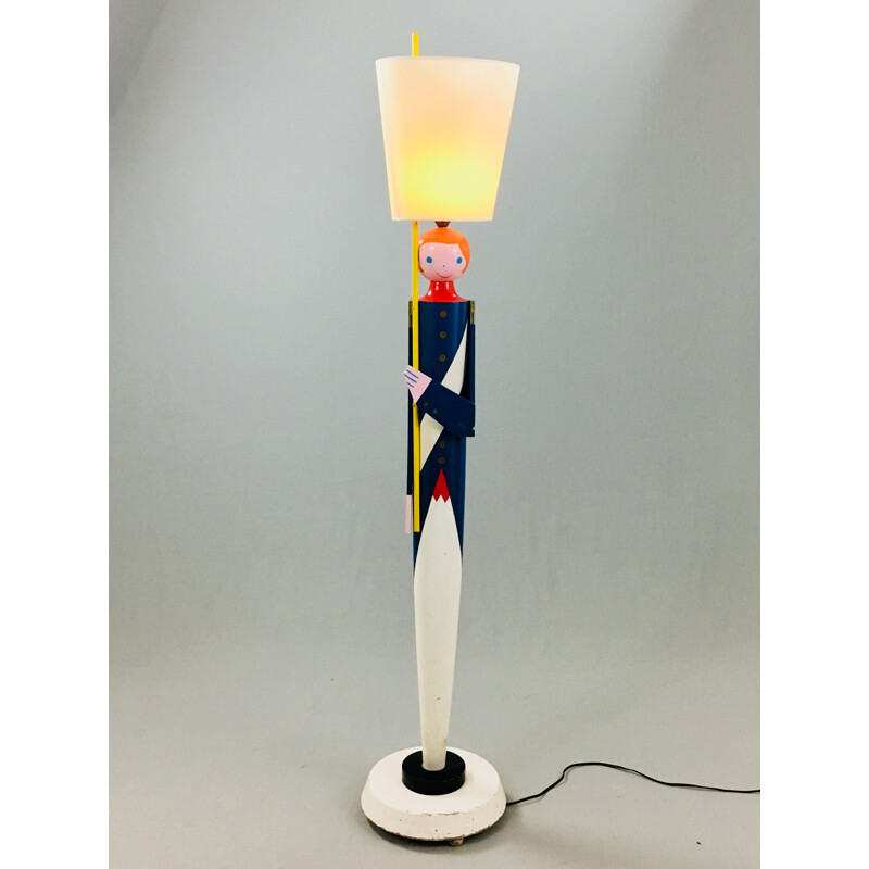 Vintage floor lamp "Soldier" by Suzanne Bonnichon - 1960s