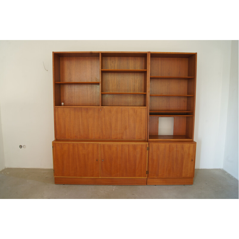 Set of 2 danish Wall Units in Teak by Hundevad & Co, Ulfborg - 1960s