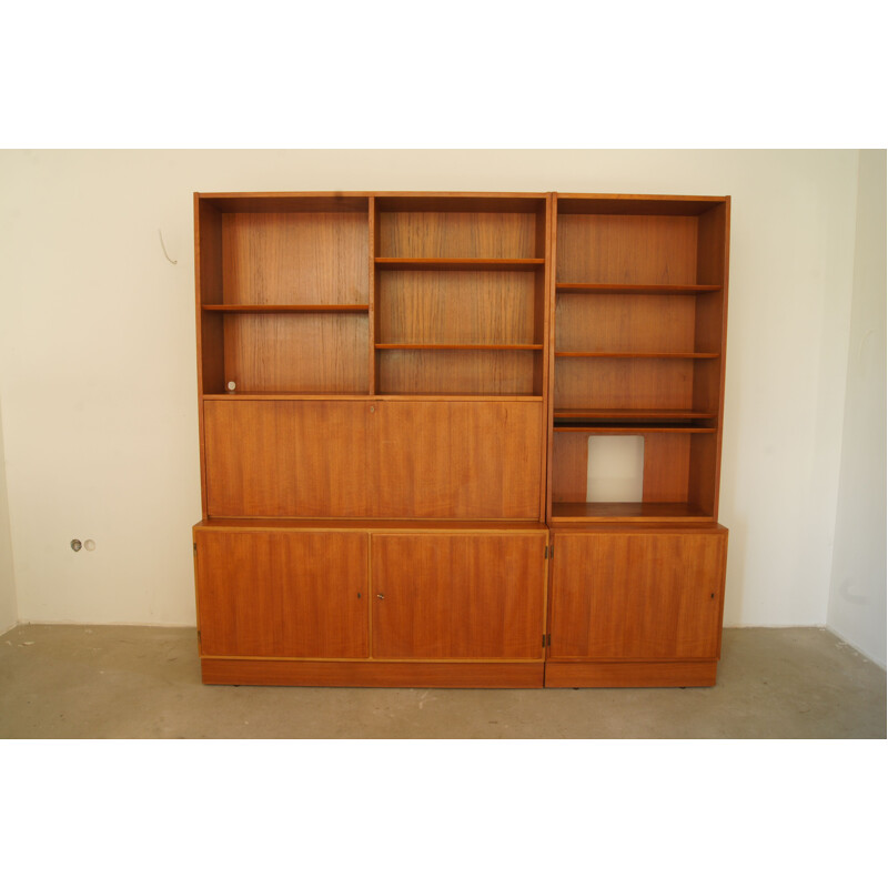 Set of 2 danish Wall Units in Teak by Hundevad & Co, Ulfborg - 1960s