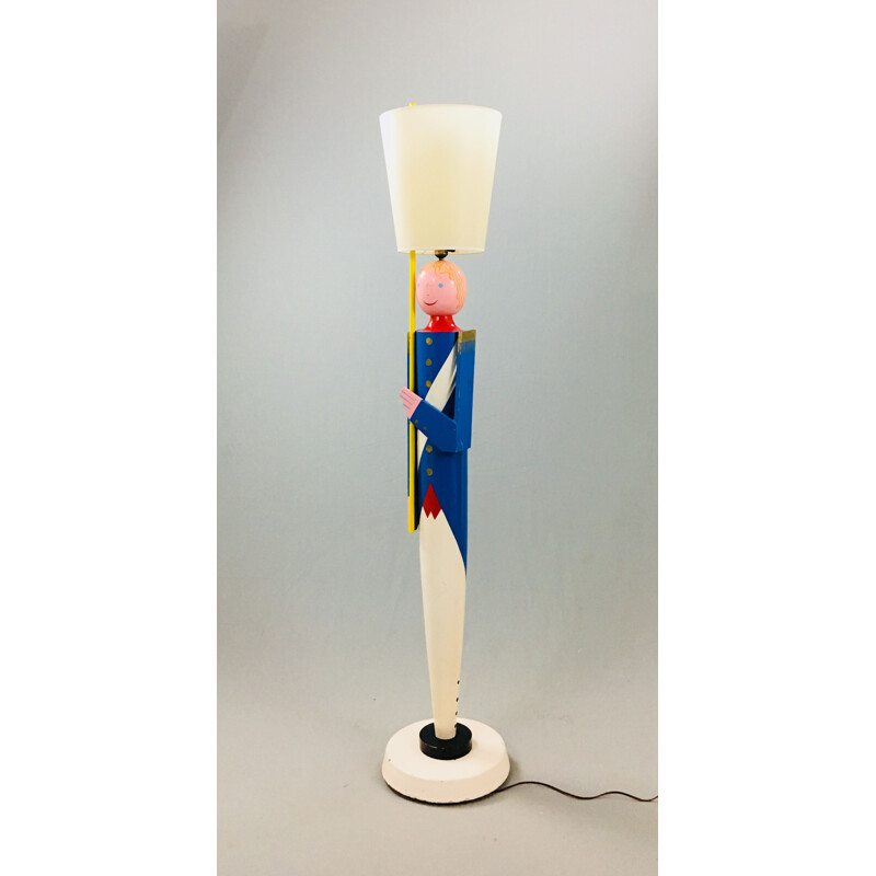 Vintage floor lamp "Soldier" by Suzanne Bonnichon - 1960s