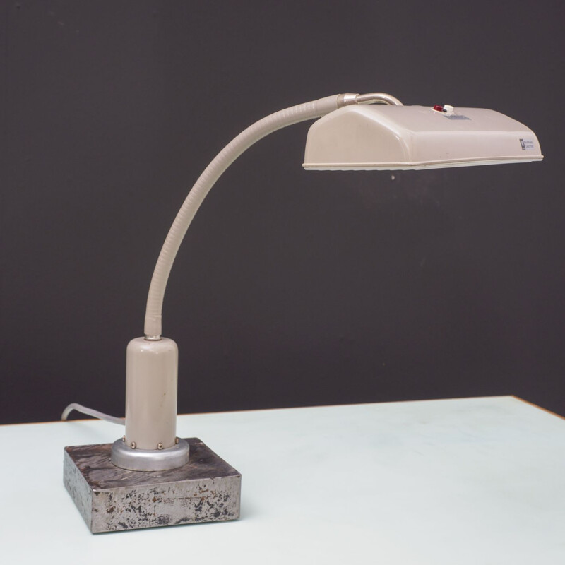 Lampe "Waldmann" vintage avec base magnétique - 1950