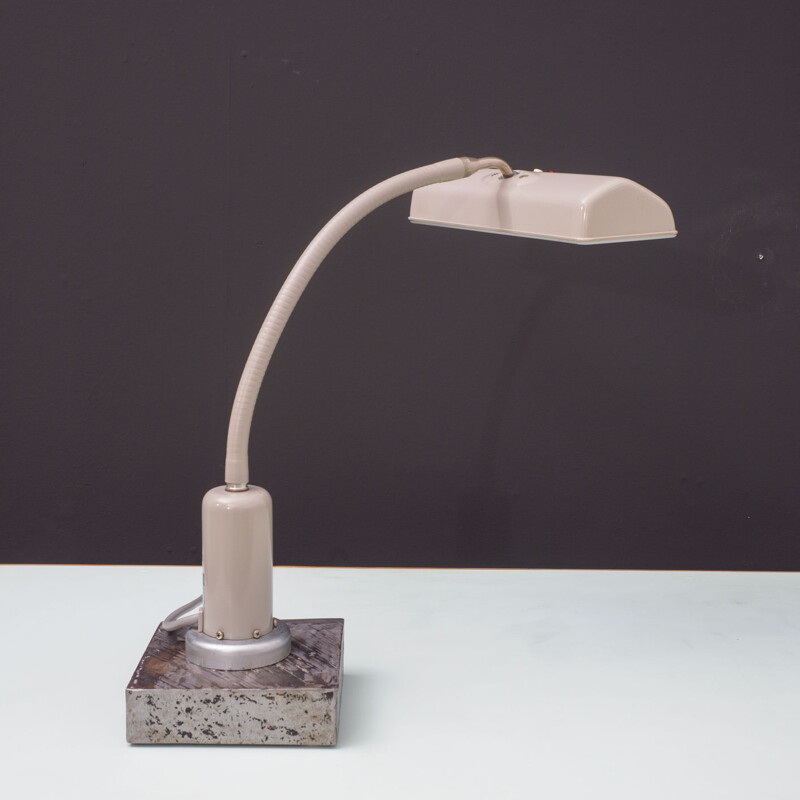 Lampe "Waldmann" vintage avec base magnétique - 1950