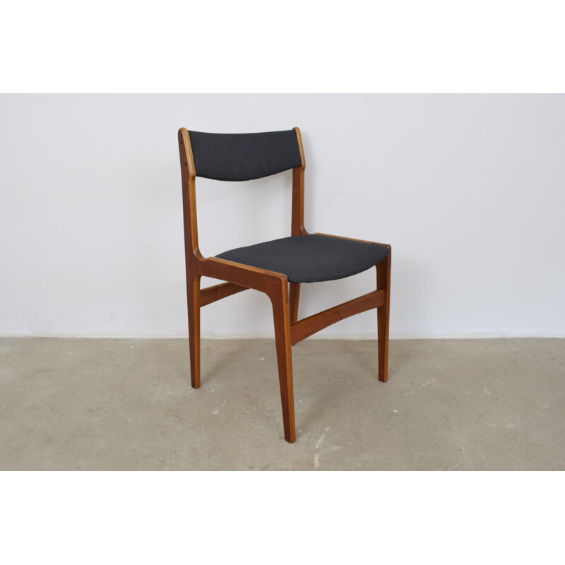Suite de 4 chaises danoises en teck par Erik Buch pour Anderstrup Møbelfabrik - 1960