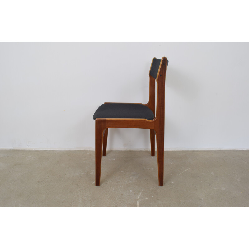 Suite de 4 chaises danoises en teck par Erik Buch pour Anderstrup Møbelfabrik - 1960