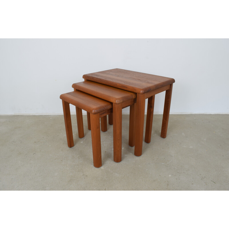 Set of 3 danish nesting tables in Teak by Salling Stolefabrik - 1960s