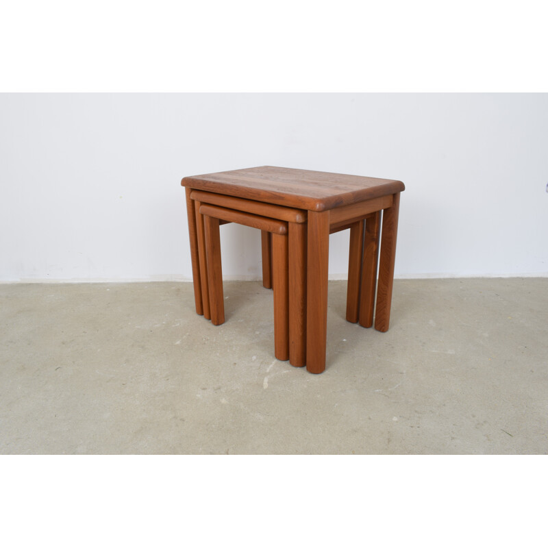 Set of 3 danish nesting tables in Teak by Salling Stolefabrik - 1960s