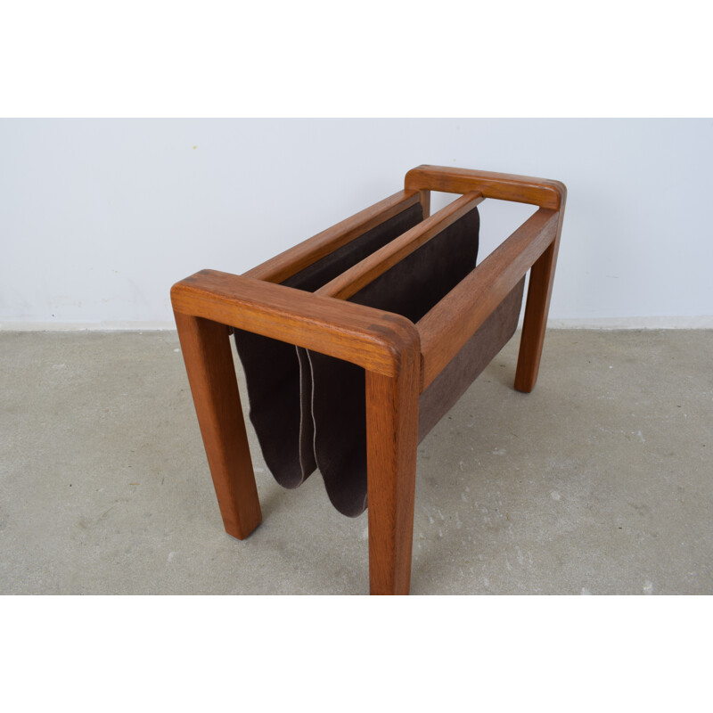 Vintage danish magazine Rack in teak by Salling Stolefabrik - 1960s