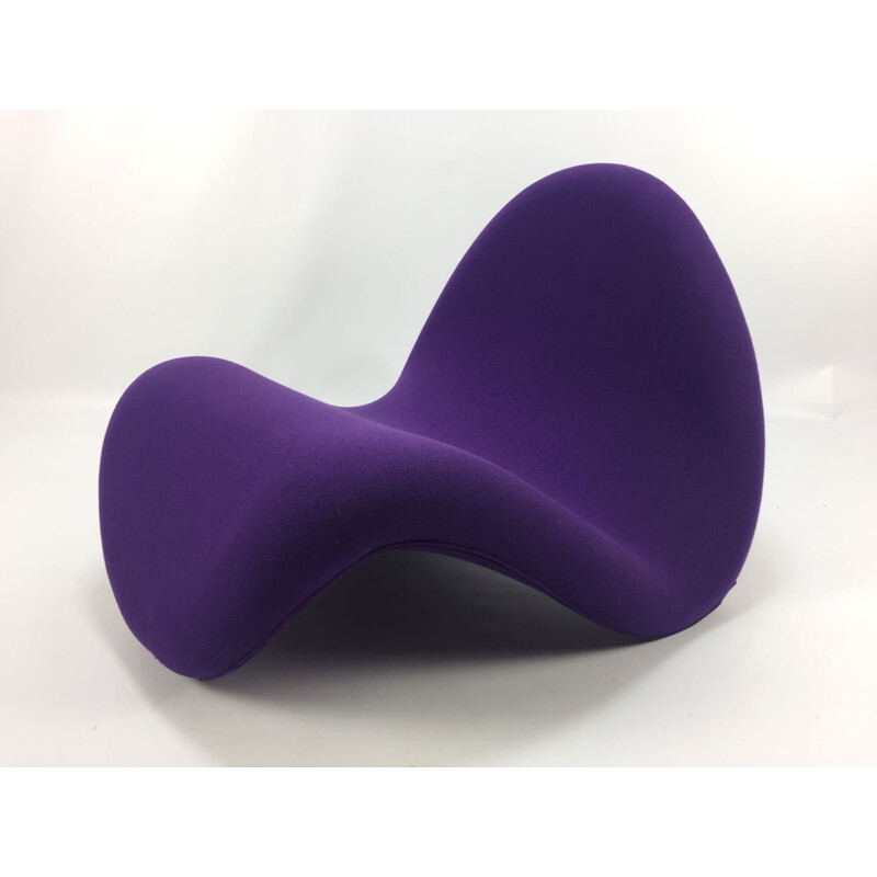 Vintage purple "Tongue" Chair by Pierre Paulin for Artifort - 1968