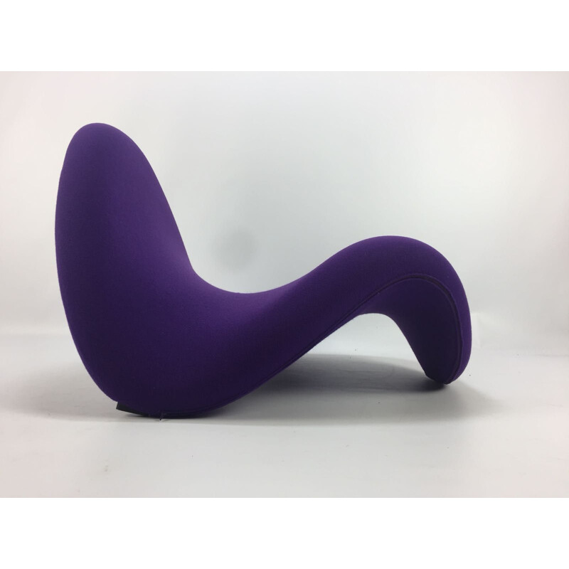 Vintage purple "Tongue" Chair by Pierre Paulin for Artifort - 1968