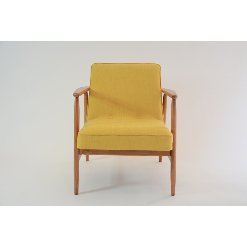 Vintage yellow "Z" armchair - 1960