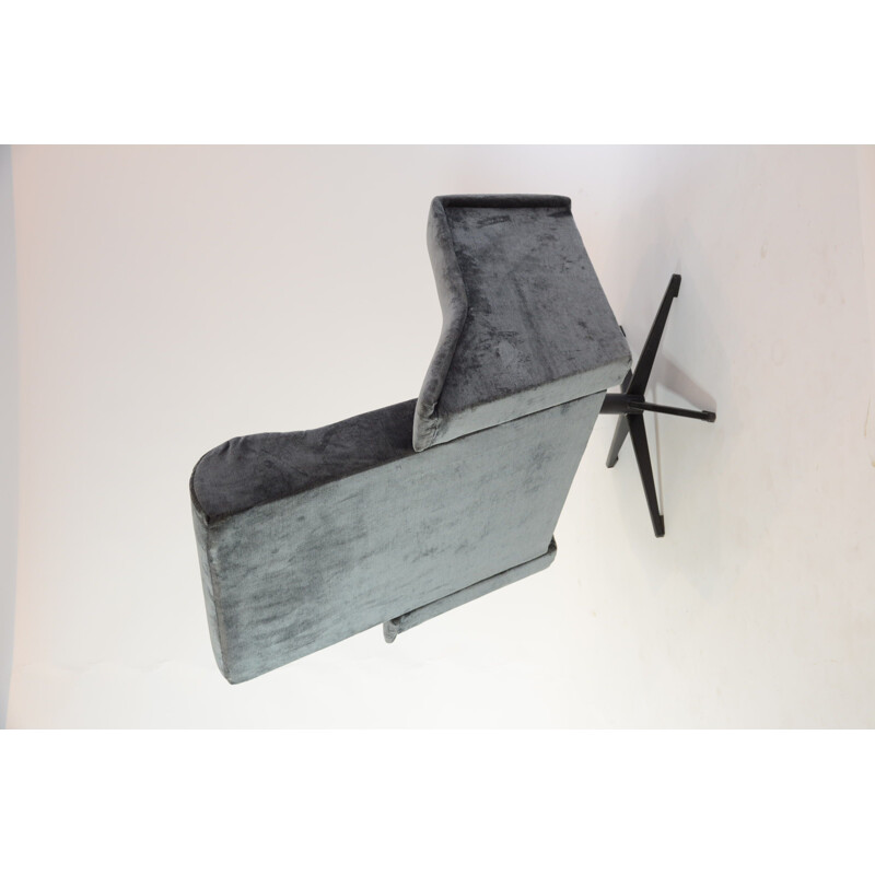 Vintage grey " Relax" armchair - 1970s